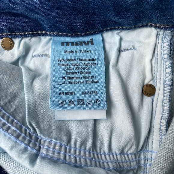 Mavi Serena Women Blue Low Rise Skinny Denim Jeans Sz W28 L32 AU10 - Picture 8 of 11